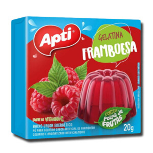 Gelatina APTI Frambuesa 20g