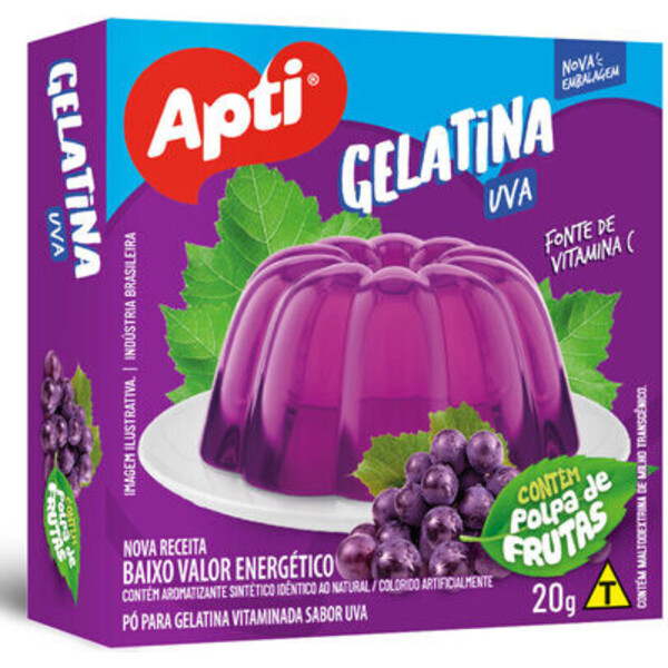 Gelatina APTI Uva 20g